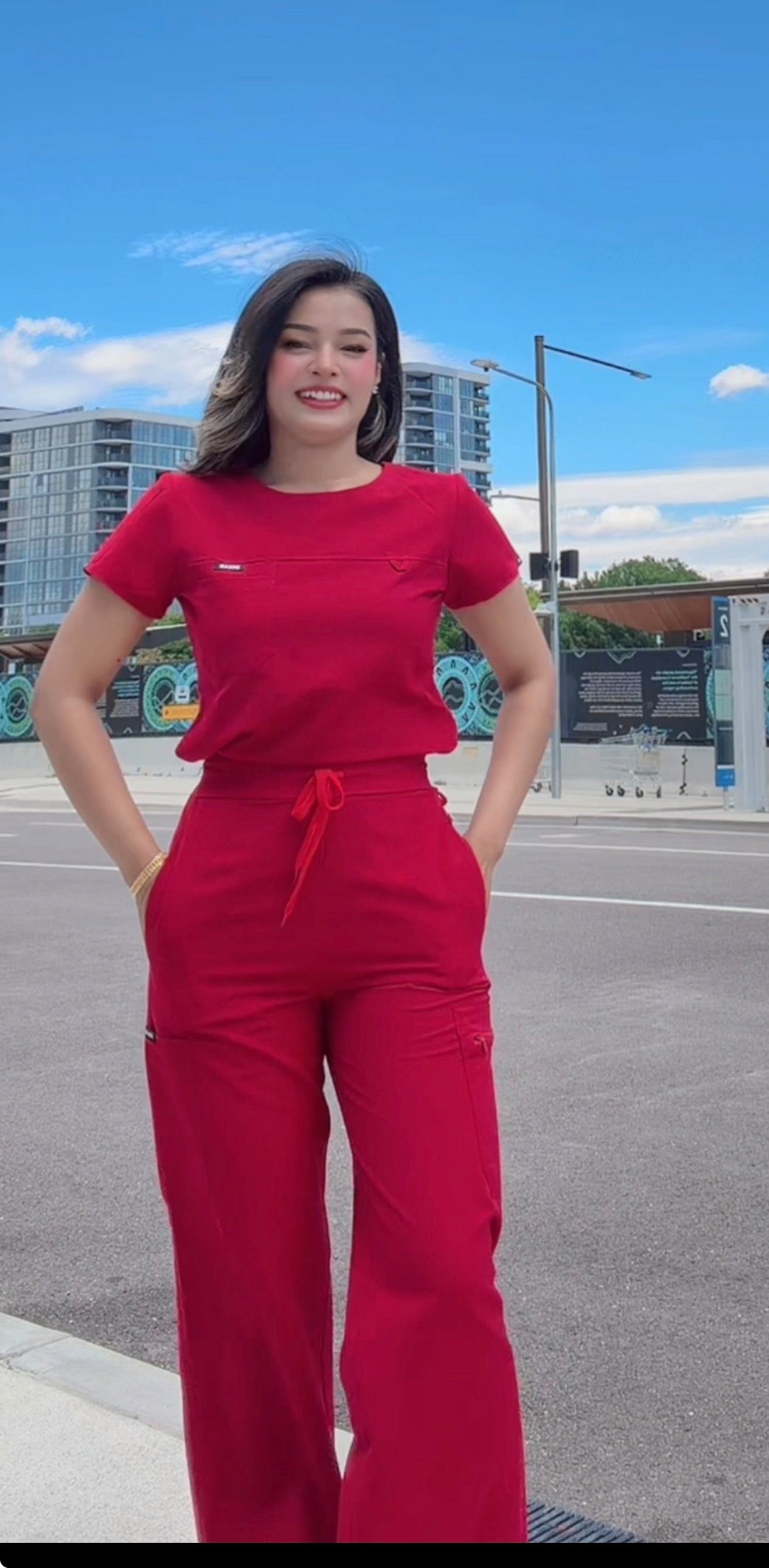 Wide leg pant Set (Factory size)