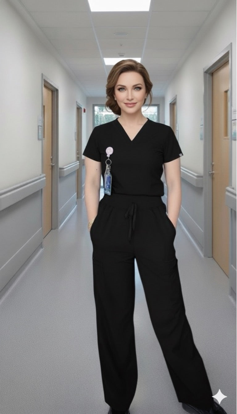 Wide leg pant Set (Factory size)